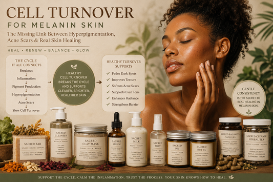 Cell Turnover & Melanated Skin: The Missing Link Between Hyperpigmentation, Acne Scars & Real Skin Healing
