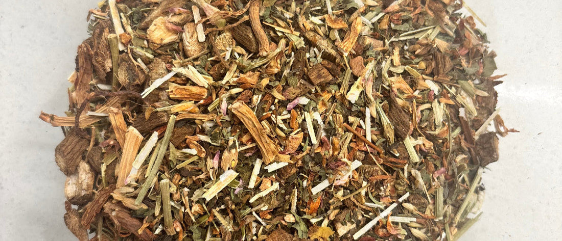 Sacred Blood Cleanse Herbal Tea Blend: A Holistic Blood Purifier for Full-Body Balance