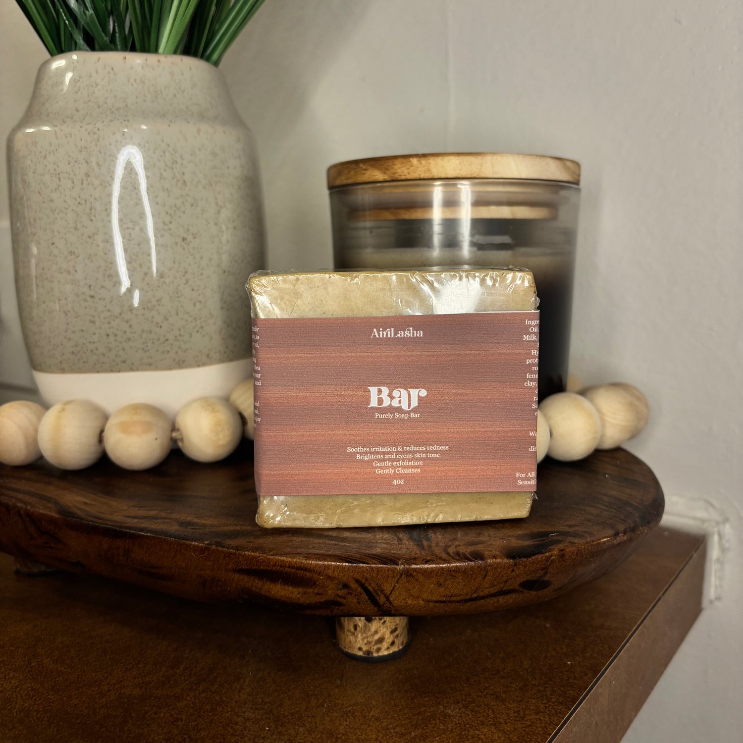 herbal soap bar for acne dark spots and skin healing

