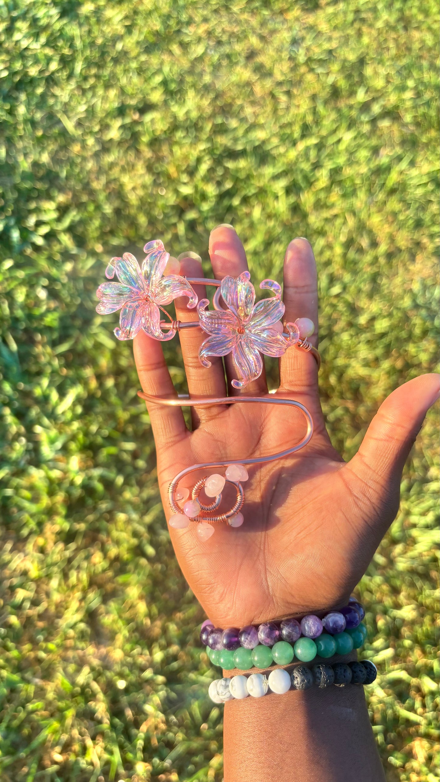 Floral Arm Cuffs