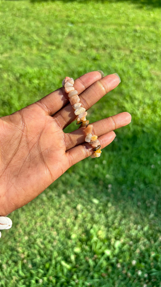 Sunstone - Chip Bracelet