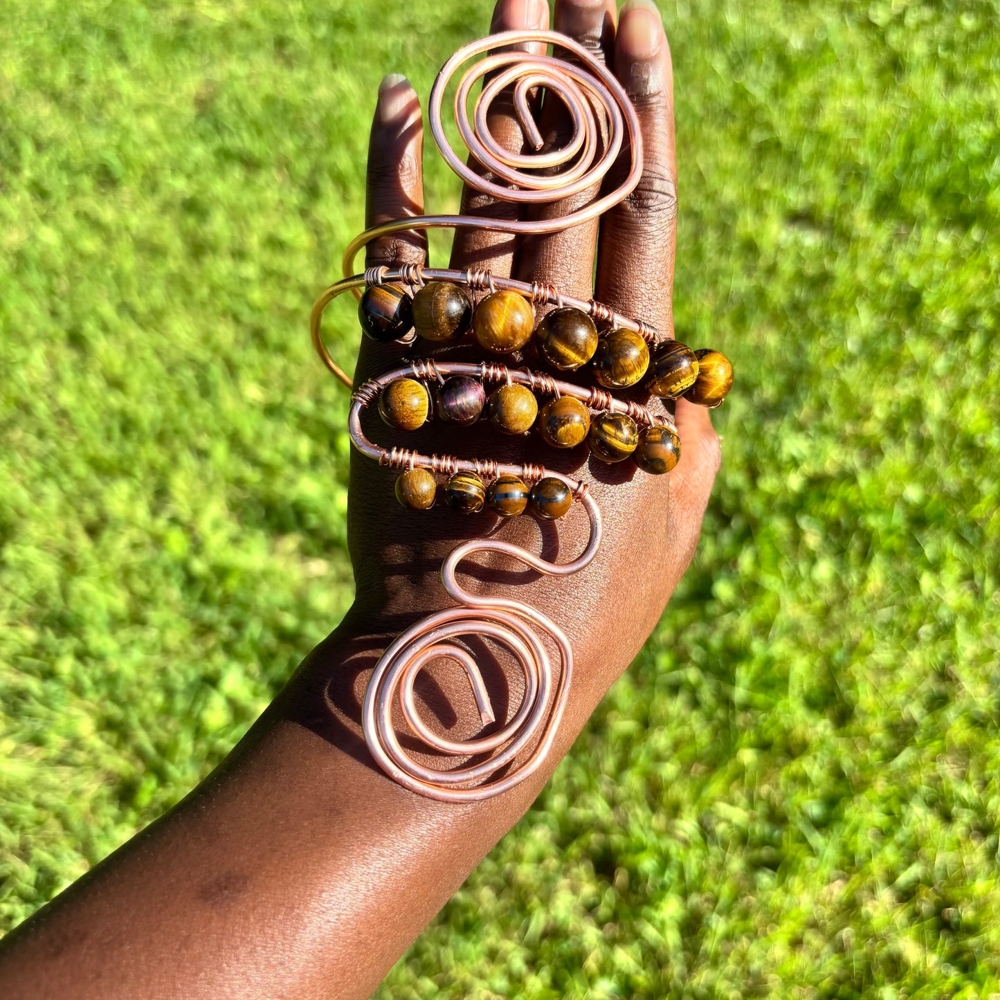 Tigers Eye Arm Cuff