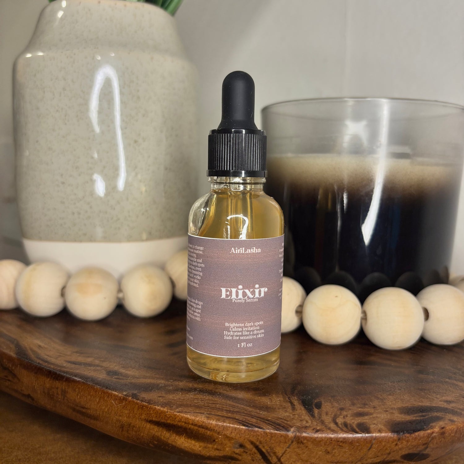 purely elixir herbal facial serum for acne eczema dark spots and hyperpigmentation
