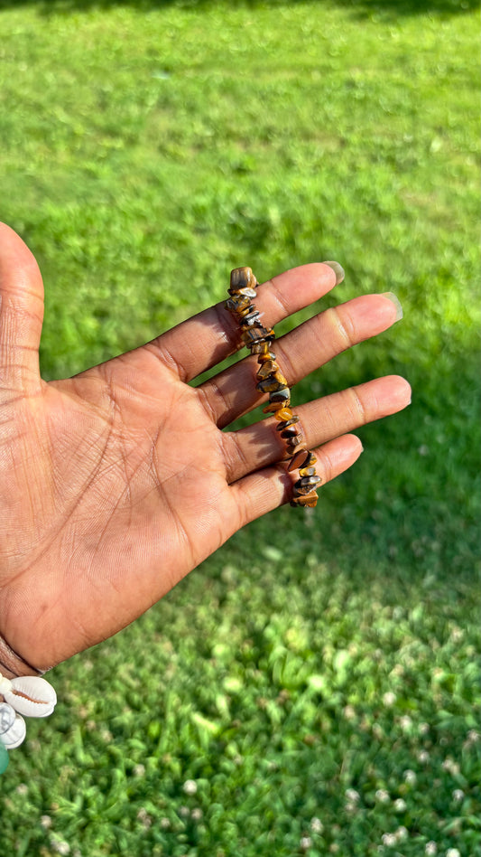 Tigers Eye - Chip Bracelet
